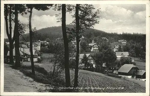 Baerenfels Erzgebirge Spitzberg Kat. Altenberg