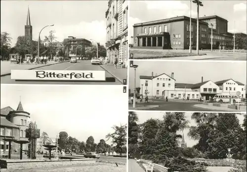 Bitterfeld Kulturpalast Stadtpark Bahnhof Kat. Bitterfeld