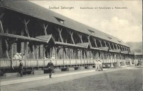 Bad Salzungen Gradierhaeuser  Kat. Bad Salzungen