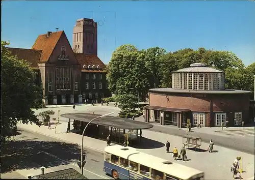 Delmenhorst Markt Rathaus Markthalle Kat. Delmenhorst