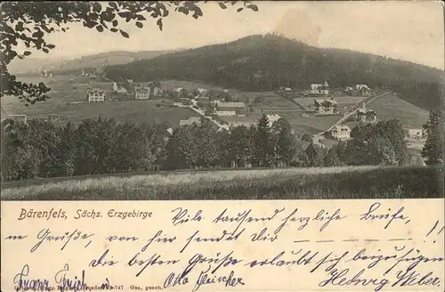 Baerenfels Erzgebirge  Kat. Altenberg