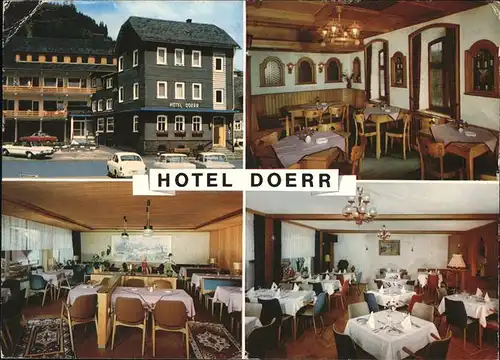 Feudingen Hotel Doerr Innenansichten Autos Kat. Bad Laasphe