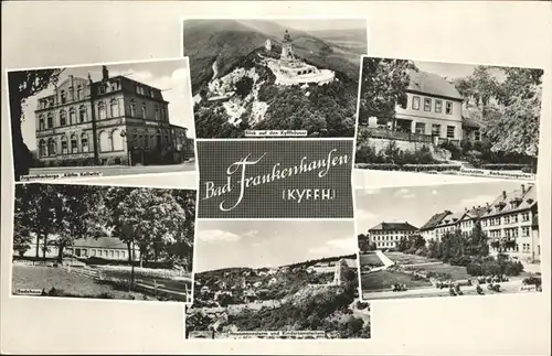 Bad Frankenhausen Jugendherberge Badehaus Anger Barbarossagarten Kat. Bad Frankenhausen