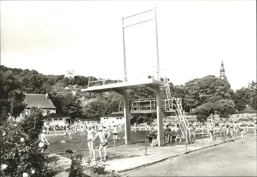 Bad Frankenhausen Soleschwimmbad Kat. Bad Frankenhausen