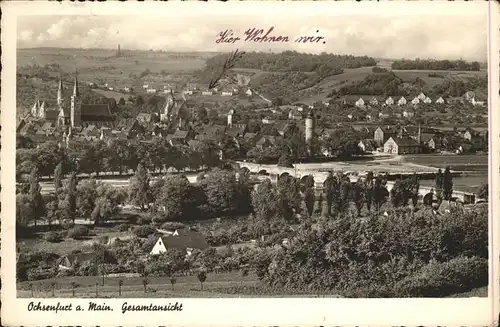 Ochsenfurt Gesamtansicht Kat. Ochsenfurt