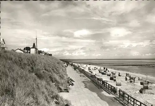 Wittduen Promenade Strand Kat. Wittduen