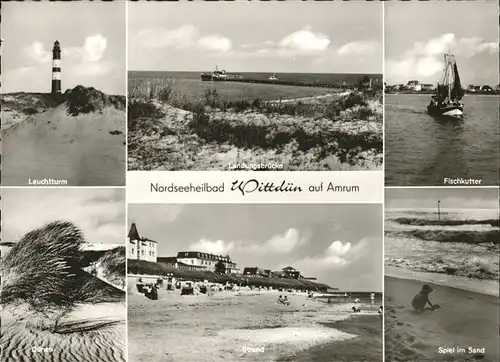 Wittduen Leuchtturm Landungbruecke Duenen Kat. Wittduen