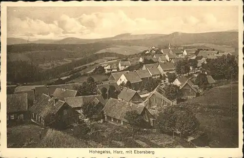 Hohegeiss Ortsansicht Kat. Braunlage