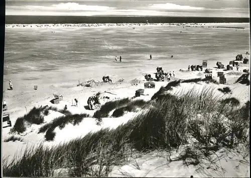 Norddorf Amrum Badestrand Kat. Norddorf