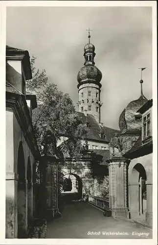 Weikersheim Schloss Eingang Kat. Weikersheim