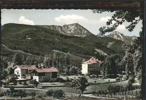 Alzing Traunstein Panorama Kat. Siegsdorf