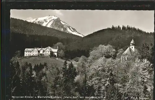 Maria Eck Mioriten-Kloster Wallfahrtskirchlein Kat. Siegsdorf