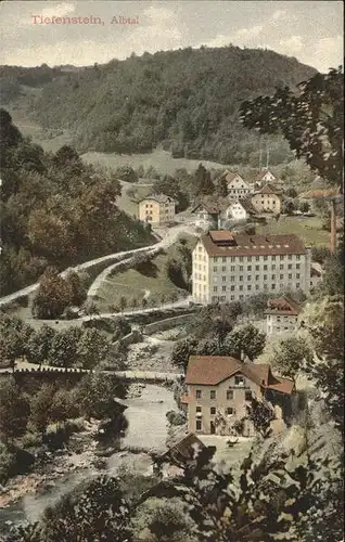 Tiefenstein Albtal Panorama Kat. Goerwihl
