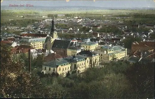 Baden Wien Luftbild Kat. Baden