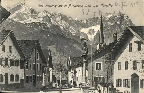 Partenkirchen Florianplatz Zugspitze