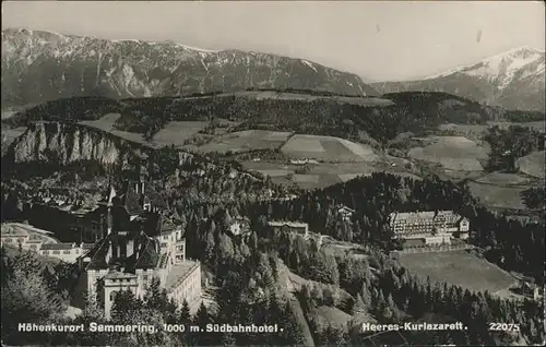 Semmering Suedbahn Hotel  Kat. Semmering