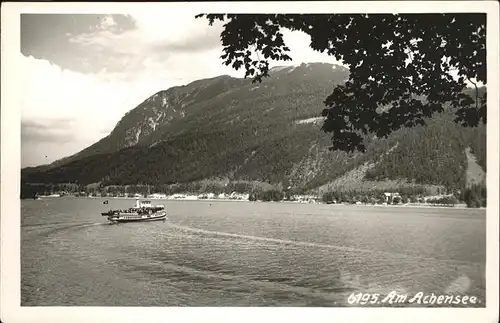 Achensee Schiff