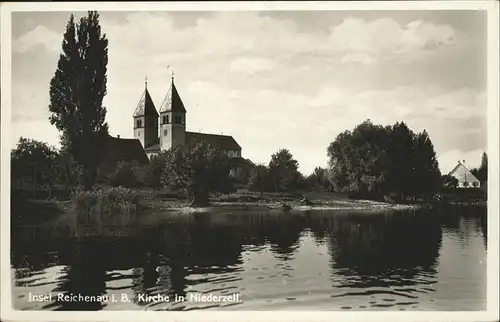 Reichenau Bodensee Niederzell Kirche Kat. Reichenau