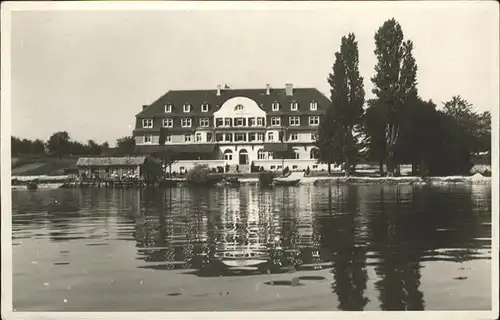 Reichenau Bodensee Strandhotel Loechnerhaus Kat. Reichenau