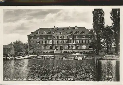 Reichenau Bodensee Strandhotel Loechnerhaus Kat. Reichenau