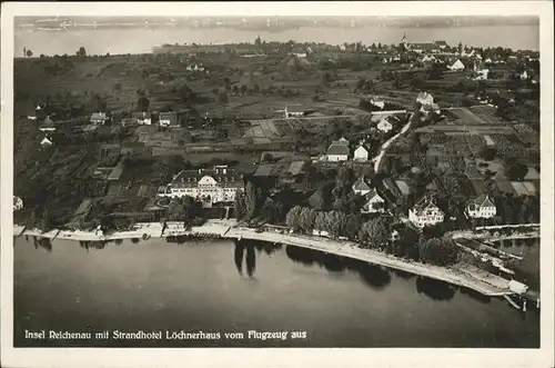 Reichenau Bodensee Strandhotel Loechnerhaus Kat. Reichenau