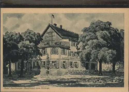 Reichenau Bodensee Gasthaus Mohren Kat. Reichenau