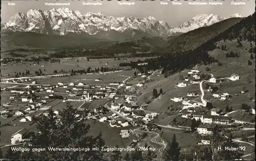 Wallgau Wallgau Wettersteingebirge Zugspitzgruppe * / Wallgau /Garmisch-Partenkirchen LKR