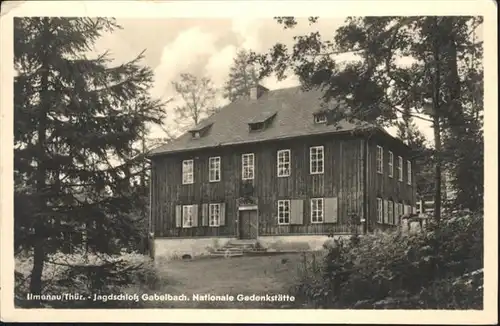 Ilmenau Thueringen Ilmenau Thueringen Jagd Schloss Gabelbach Nationale Gedenkstaette x / Ilmenau /Ilm-Kreis LKR
