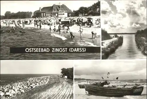 Zingst Ostseebad Zingst Boot Strand x / Zingst Darss /Nordvorpommern LKR