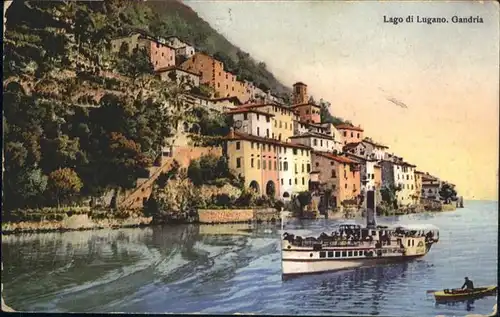 Gandria Lago di Lugano Schiff / Gandria /Bz. Lugano