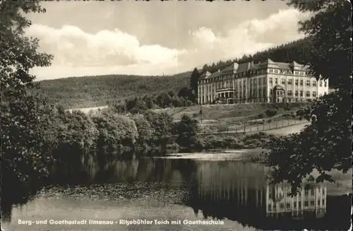 Ilmenau Ritzebuehler Teich Goetheschule / Ilmenau /Ilm-Kreis LKR