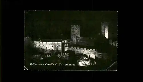 Bellinzona Castello di Uri Notturno / Bellinzona /Bz. Bellinzona