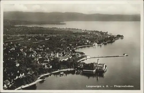 Langenargen Bodensee Fliegeraufnahme  / Langenargen /Bodenseekreis LKR