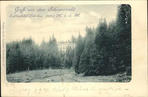 Altglashuetten Luftkurhotel Notschrei / Feldberg (Schwarzwald) /Breisgau-Hochschwarzwald LKR