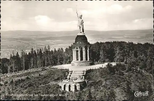 Hermannsdenkmal Fliegeraufnahme  / Detmold /Lippe LKR