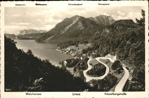 Walchensee Walchensee Urfeld Kesselbergstrasse / Kochel a.See /Bad Toelz-Wolfratshausen LKR