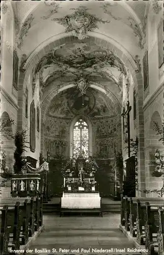Reichenau Bodensee Basilika St. Peter und Paul Inneres / Reichenau /Konstanz LKR