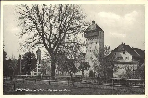 Rheinfelden Baden Obertor Storchennestturm / Rheinfelden (Baden) /Loerrach LKR