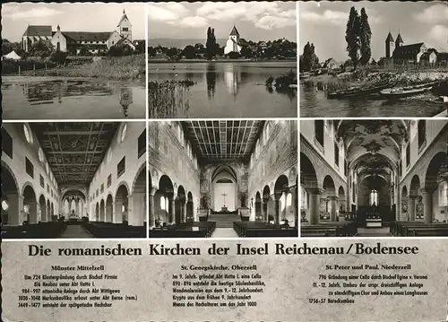 Reichenau Bodensee romanische Kirchen / Reichenau /Konstanz LKR