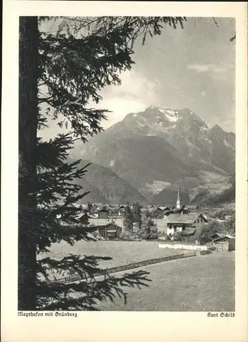 Mayrhofen Zillertal Gruenberg / Mayrhofen /Tiroler Unterland