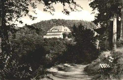 Gernrode Harz FDGB Erholungsheim Stubenberg / Gernrode Harz /Harz LKR