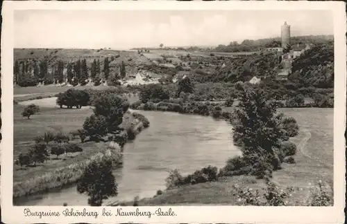 Naumburg Saale Burgruine Schoenburg / Naumburg /Burgenlandkreis LKR