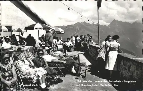 Mayrhofen Zillertal Penkenbahn Bergstation Brandbergkolm / Mayrhofen /Tiroler Unterland