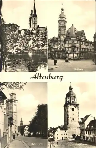 Altenburg Thueringen Rathaus Kunstturm  / Altenburg /Altenburger Land LKR