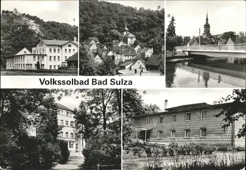 Bad Sulza Sanatorium Sonnenburg Ilmbruecke Kurheim Sophie / Bad Sulza /Weimarer Land LKR