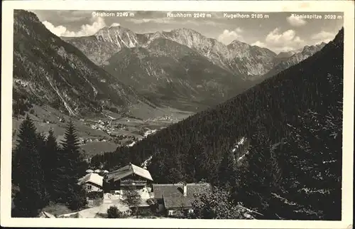 Bad Oberdorf Bergwirtschaft Pension Horn / Bad Hindelang /Oberallgaeu LKR