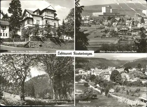 Finsterbergen VdN-Kurheim
FDGB Erholungsheim Wilhelm Pieck / Finsterbergen Thueringer Wald /Gotha LKR