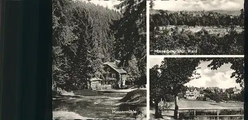 Masserberg Massermuehle / Masserberg /Hildburghausen LKR