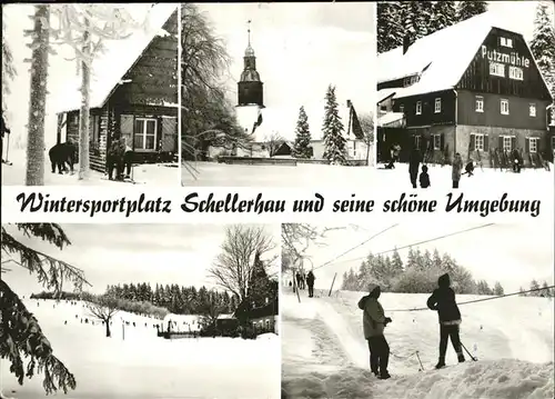 Schellerhau Ski Putzmuehle / Altenberg /Saechsische Schweiz-Osterzgebirge LKR