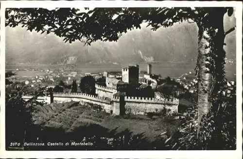 Bellinzona Bellinzona Schloss Montebello x / Bellinzona /Bz. Bellinzona